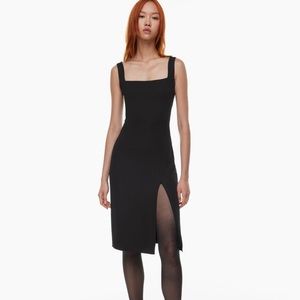 Babaton '90s Slit Midi Dress